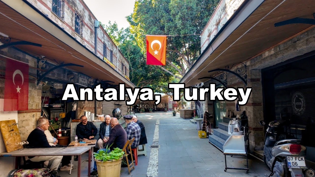 The Beautiful City of Antalya, Turkiye 🇹🇷 (4k Walking Tour)