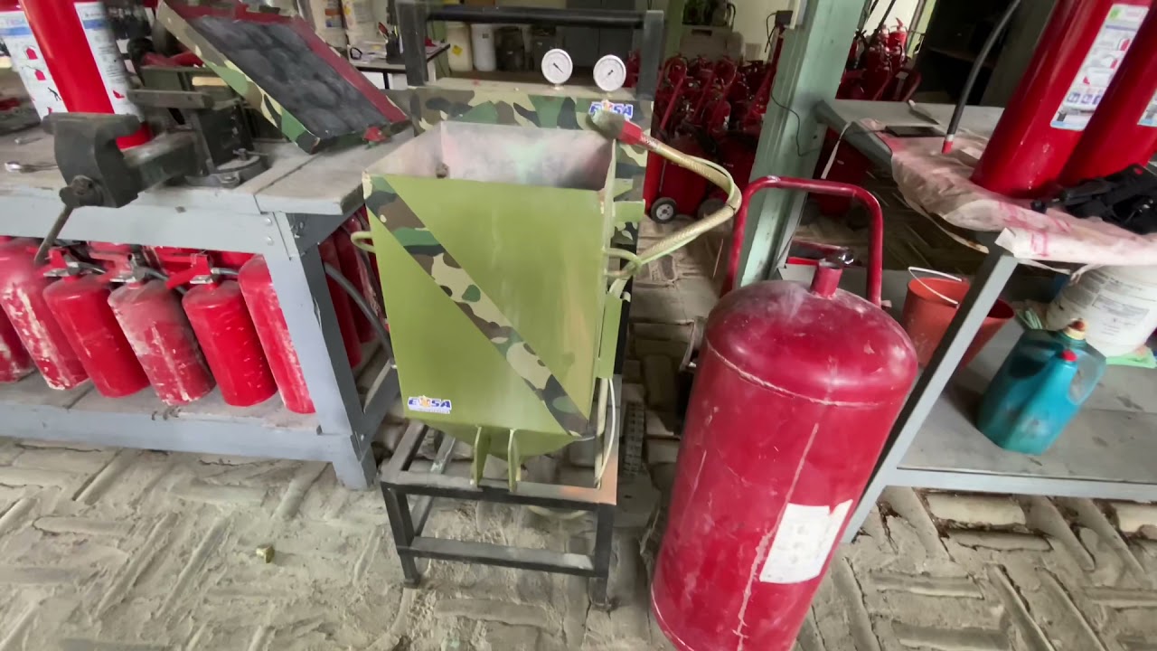 La Máquina más BARATA! Para recargar EXTINTORES! 😱🧯#extintores #seguridad #incendio