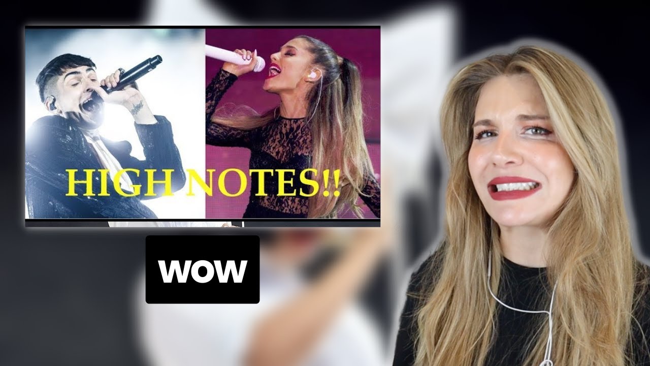 Vocal Coach|Reacts Male Singers singing Female High notes