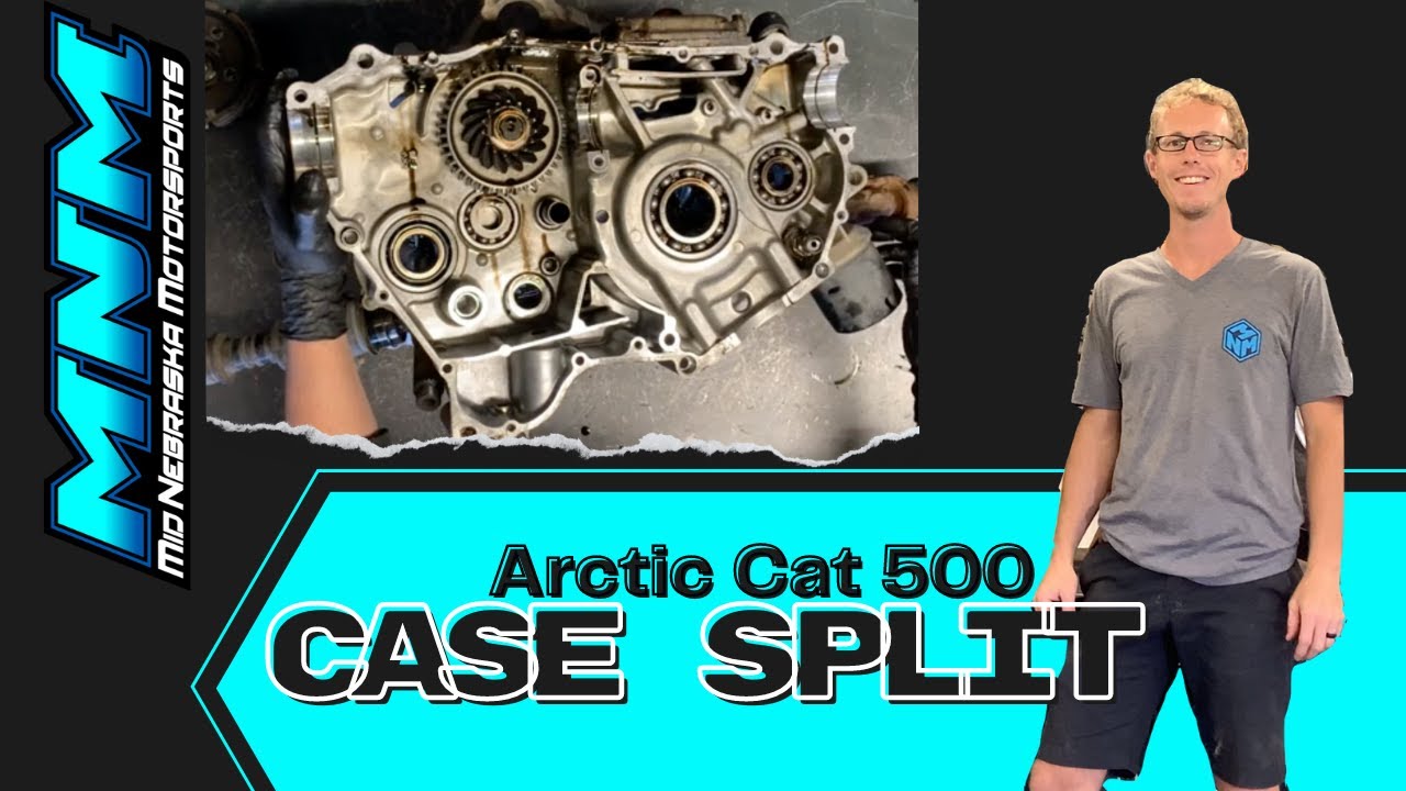 06 Arctic Cat 500 / Suzuki Vinson 500 - Crankcase Engine Case Crank Split