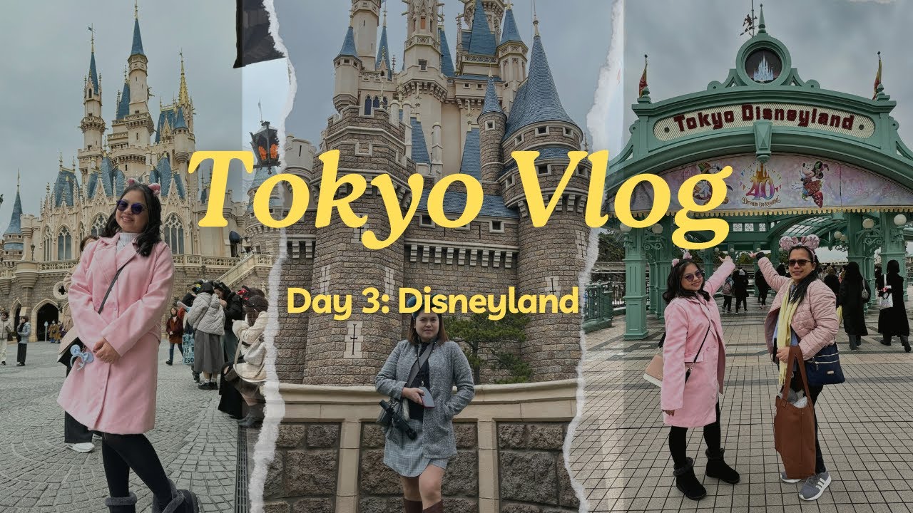 Tokyo Vlog: Day 3  🏰 Disneyland - Harmony in Color Parade and Beauty and the Beast ride