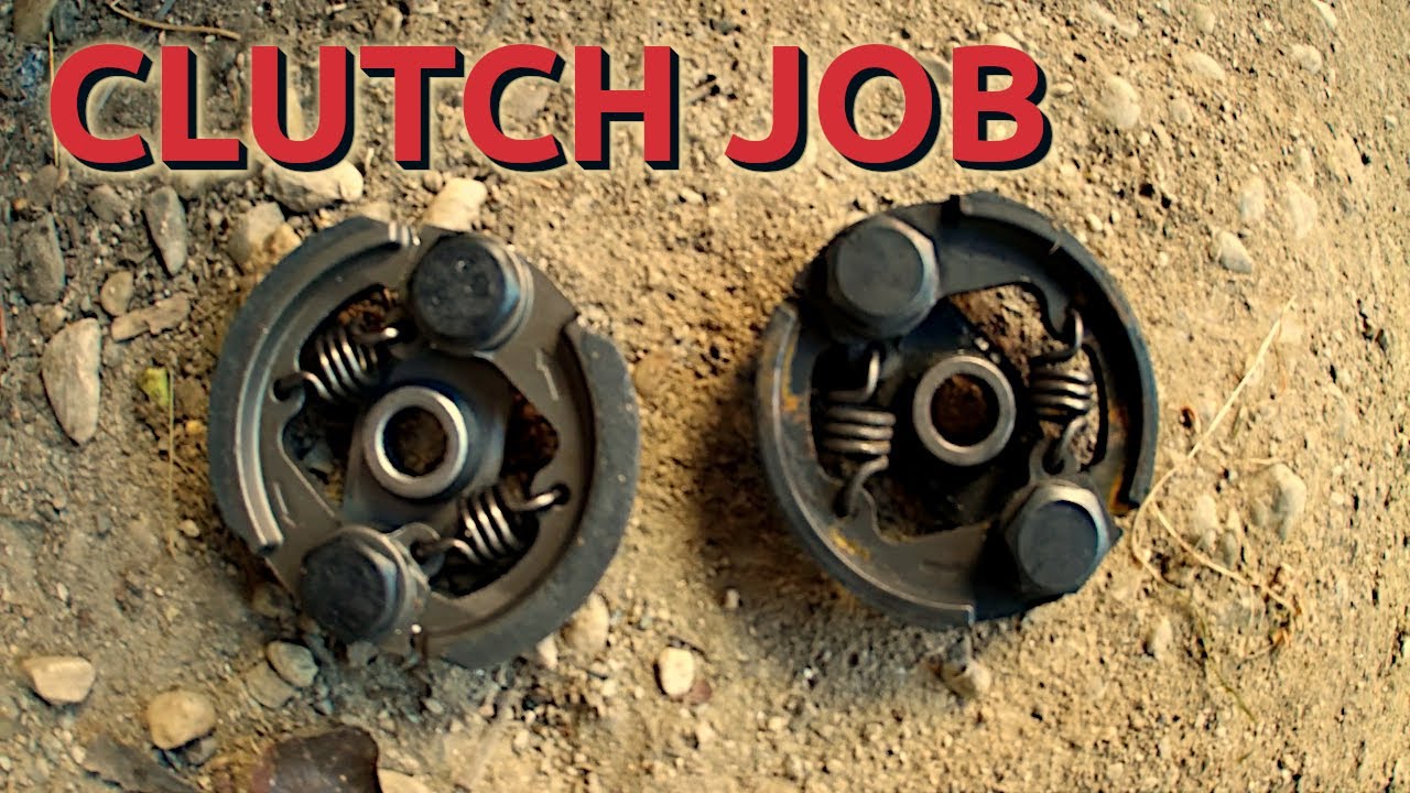 Clutch job on 4 stroke motorized bike