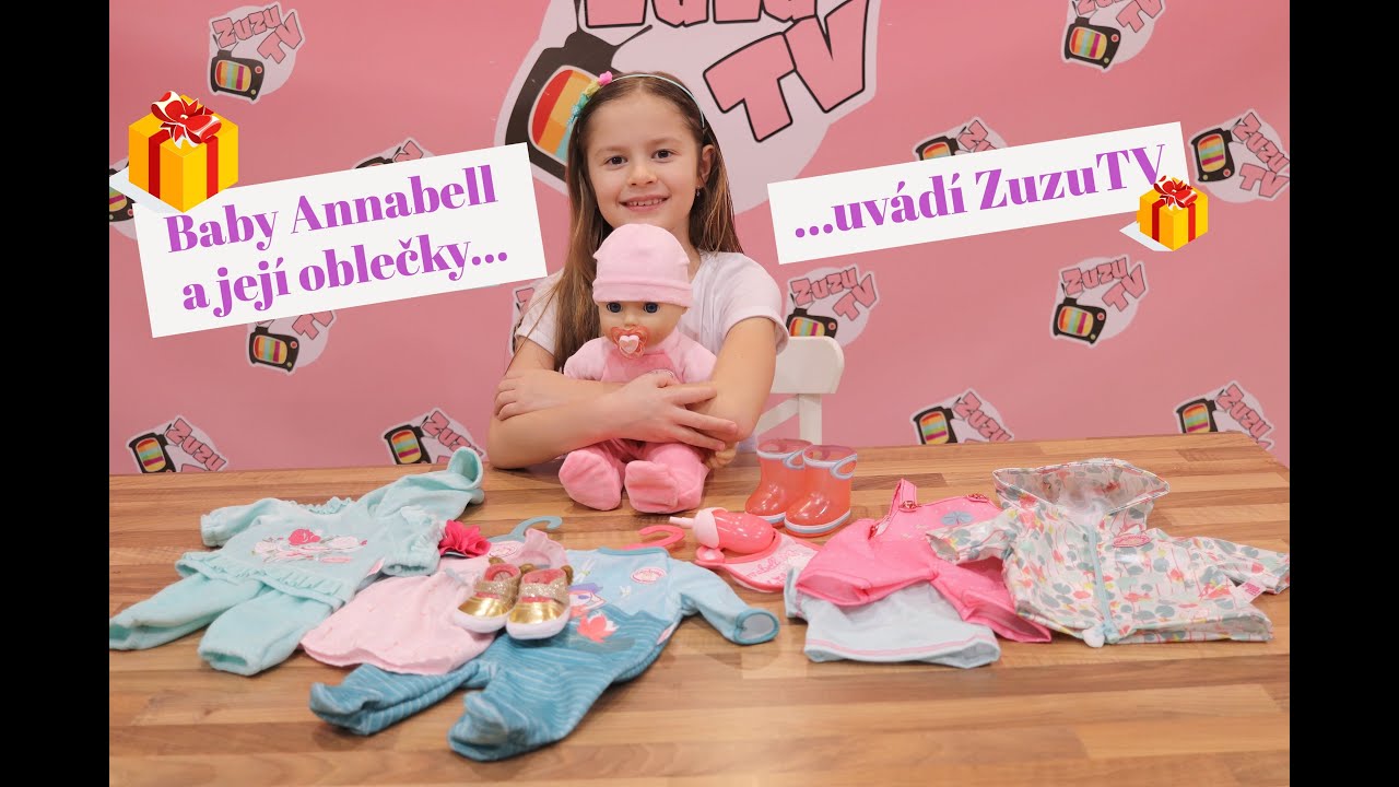 ZuzuTV uvádí Baby Annabell a její oblečky od Zapf Creation!