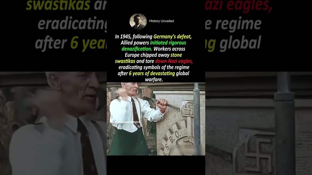How Allies Erased Nazi Symbols After WWII🤦&zwj;♂️#shorts
