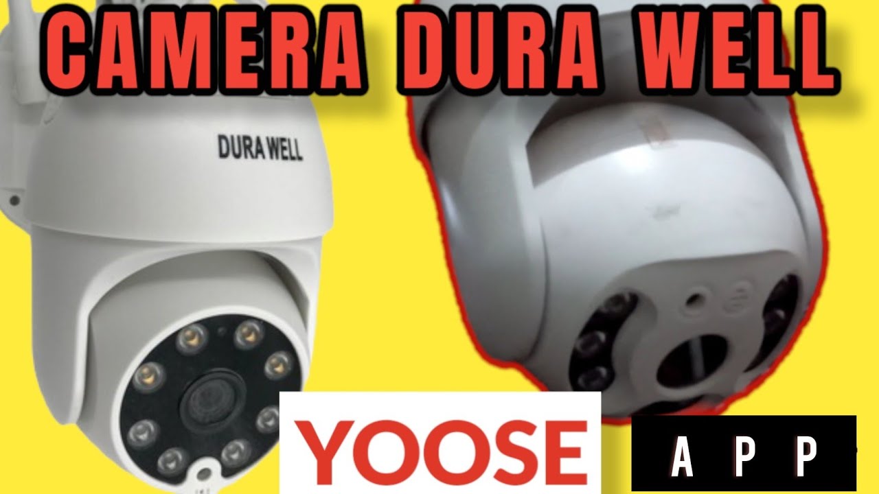 Como Configurar camera wifi DURA WELL  APP YOOSE FACIL RAPIDO.