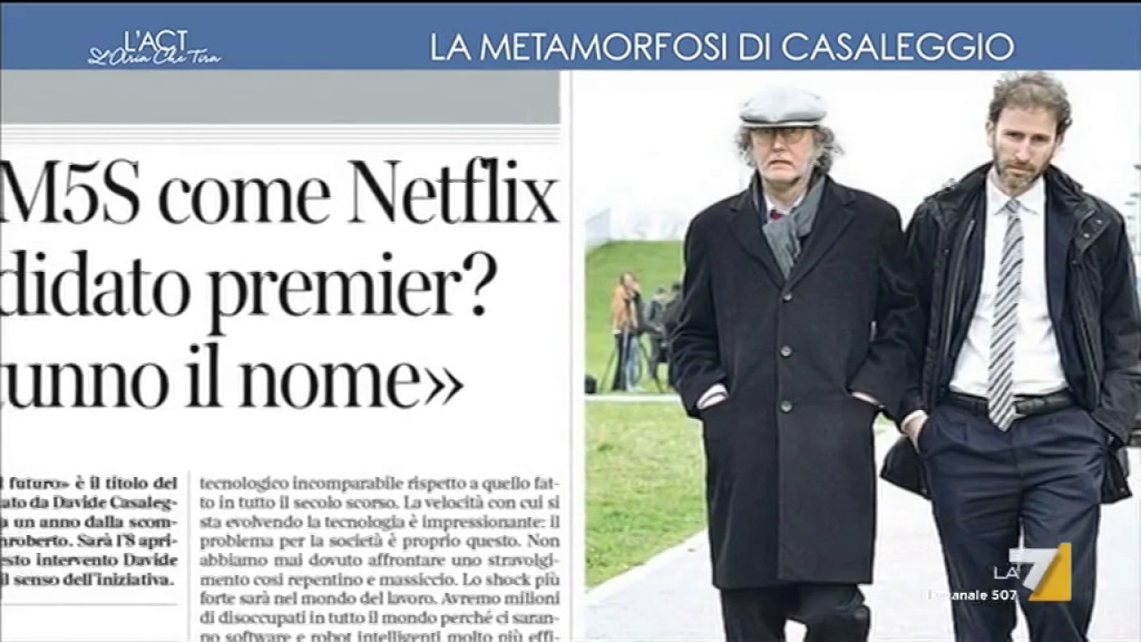 La metamorfosi di Casaleggio