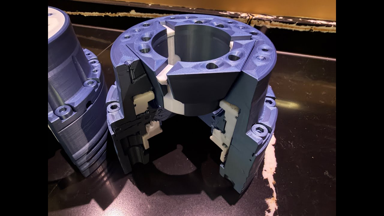 3D printen van een HAINBUCH TOP65 Spankoppen in ware grote