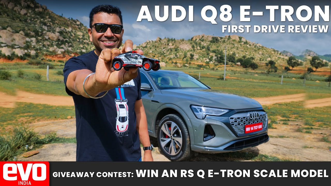 Audi Q8 e-tron | First Drive | Best Luxury Electric SUV In Its Class? | GIVEAWAY CONTEST | evo India