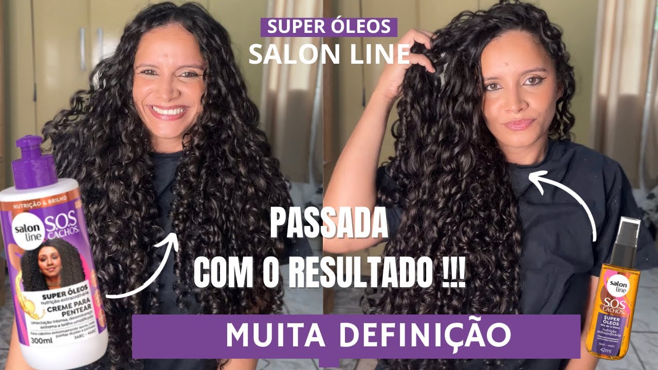 TESTEI O CREME DE PENTEAR SUPER ÓLEOS DA SALON LINE