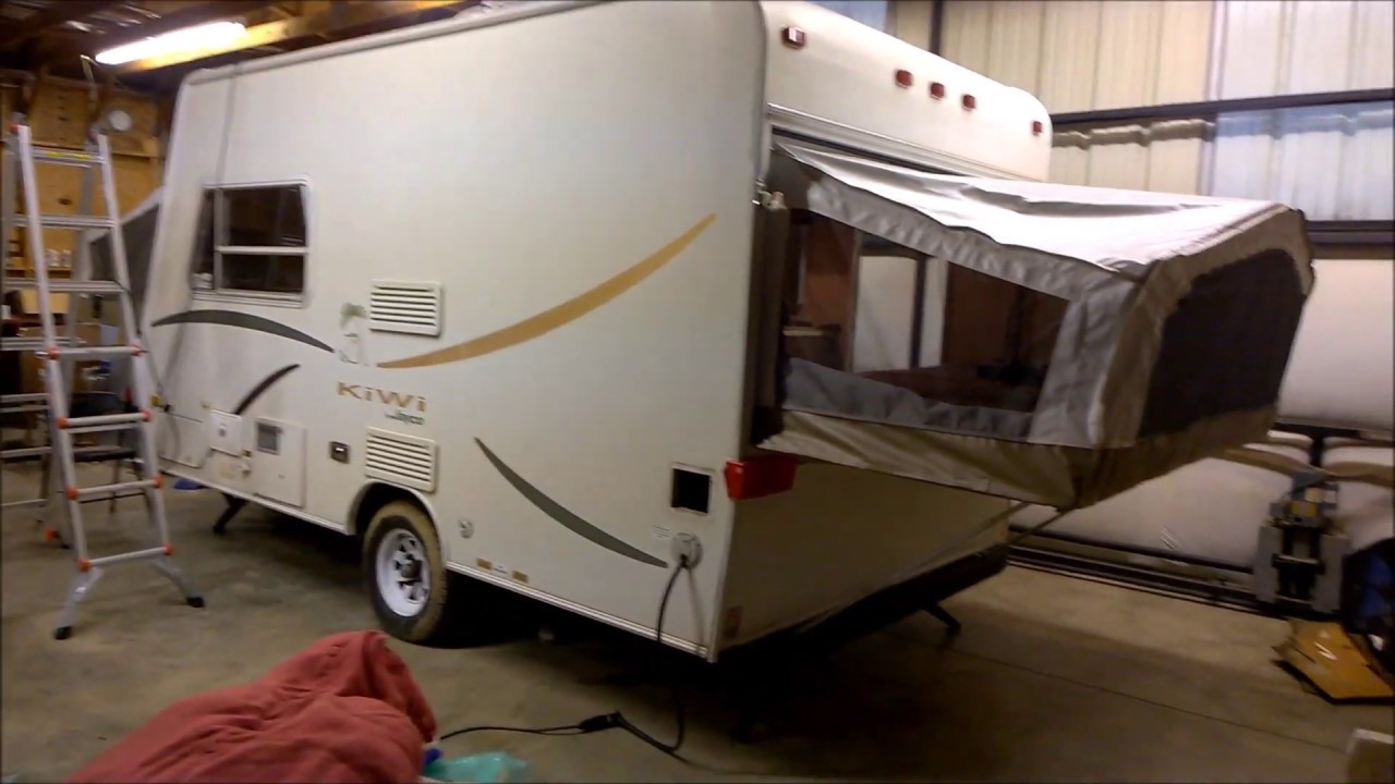 Jayco Kiwi 17a - New Canvas Installation & Eternabond Roof Repair