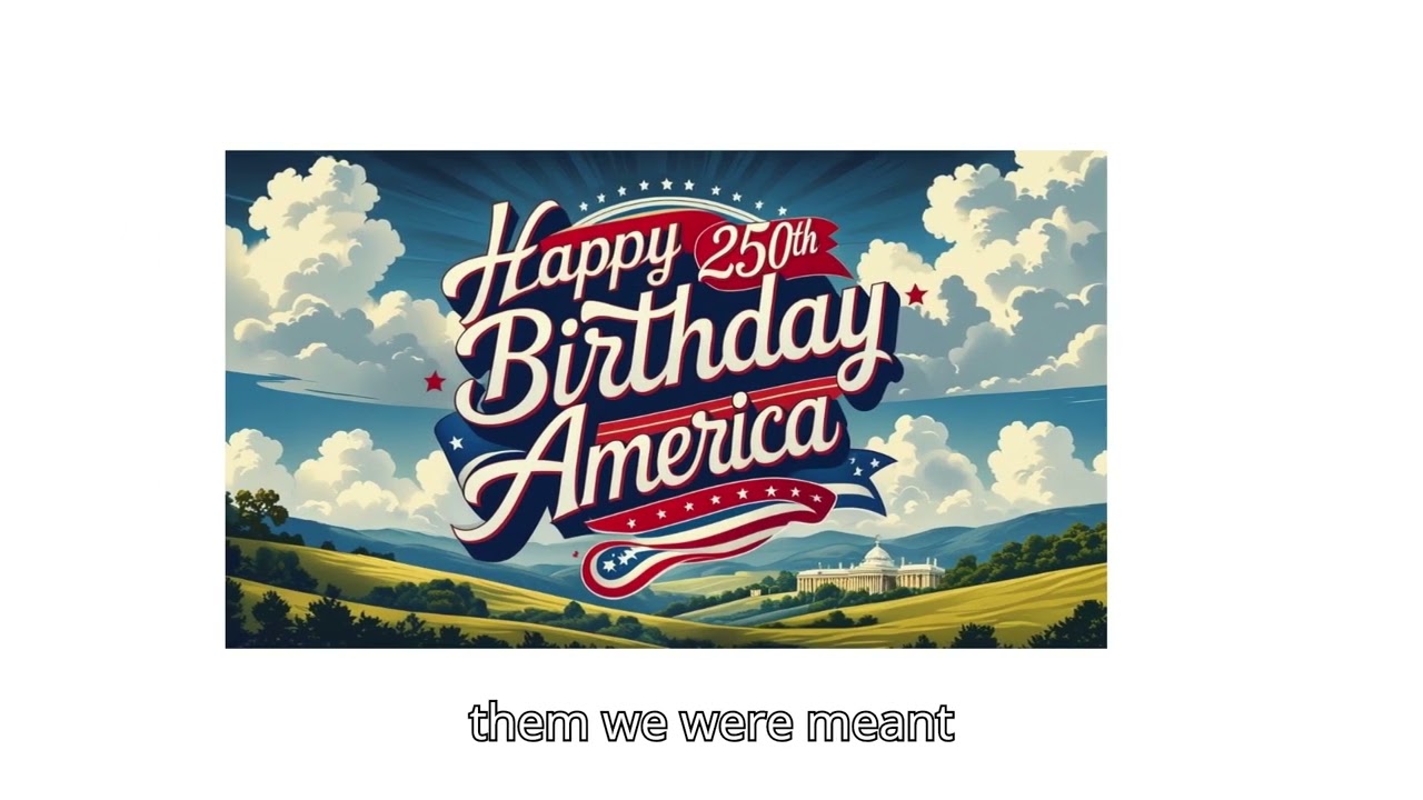HAPPY 250TH BIRTHDAY AMERICA CELEBRATION SING ALONG SONG