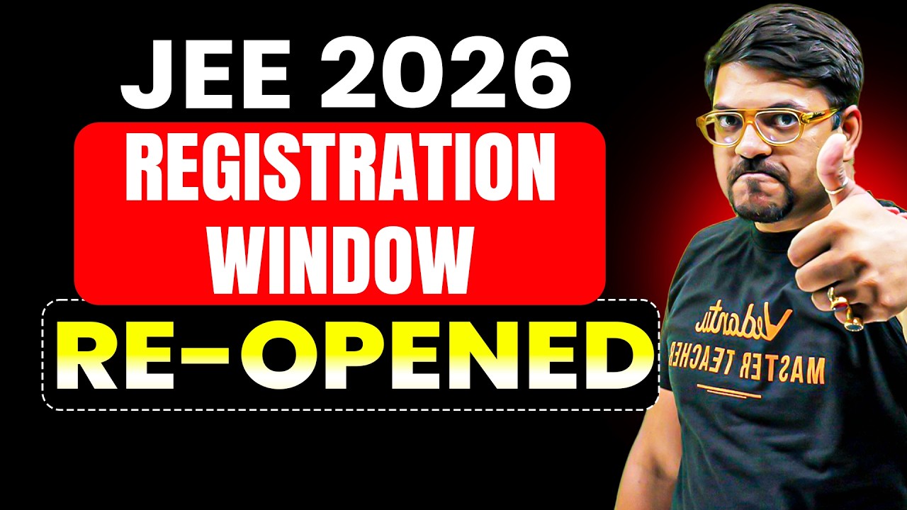 JEE 2026 April Attempt Registration Window Re-Opened ❤️NTA Update🚨Why NTA Being So Sweet👹?