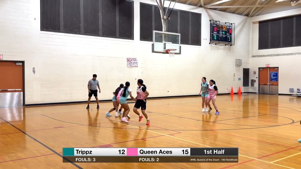 Trippz vs Queen Aces - 2/25/26 (AYBL Queens of the Court - 13U Semifinals)