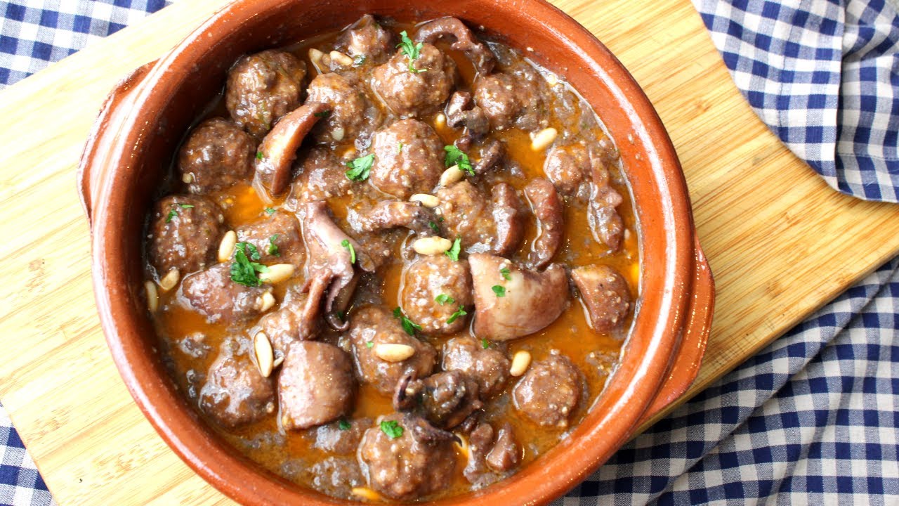 Mandonguilles amb Sípia