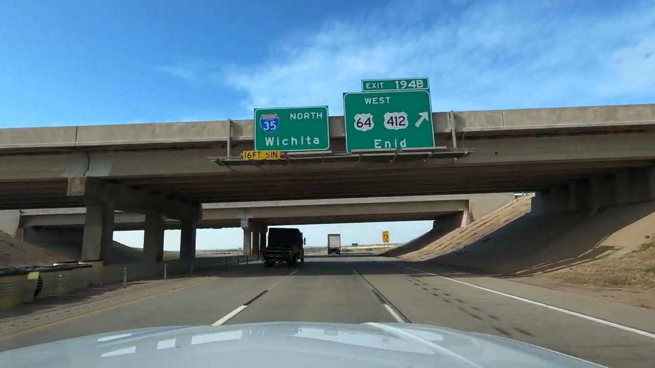 Driving from Perry to Tonkawa, Oklahoma  /  Spring 2022 Western USA Trip