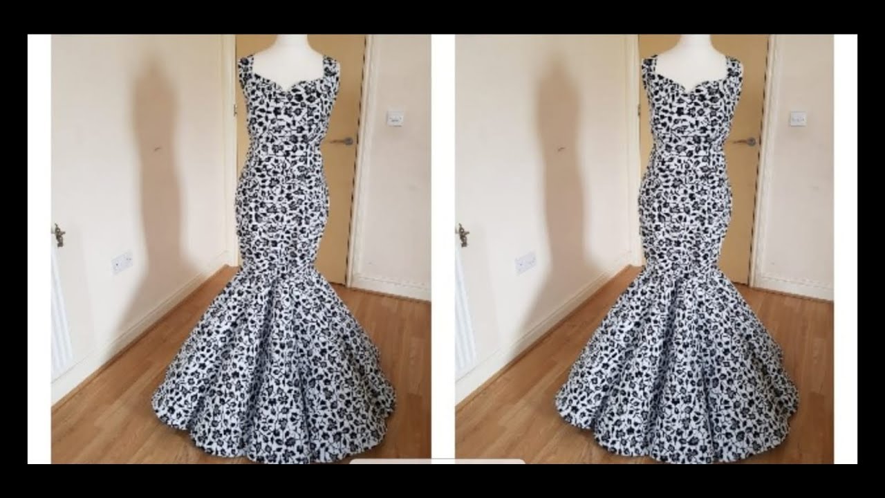 How To Make Panel Mermaid Dress/Ball Gown