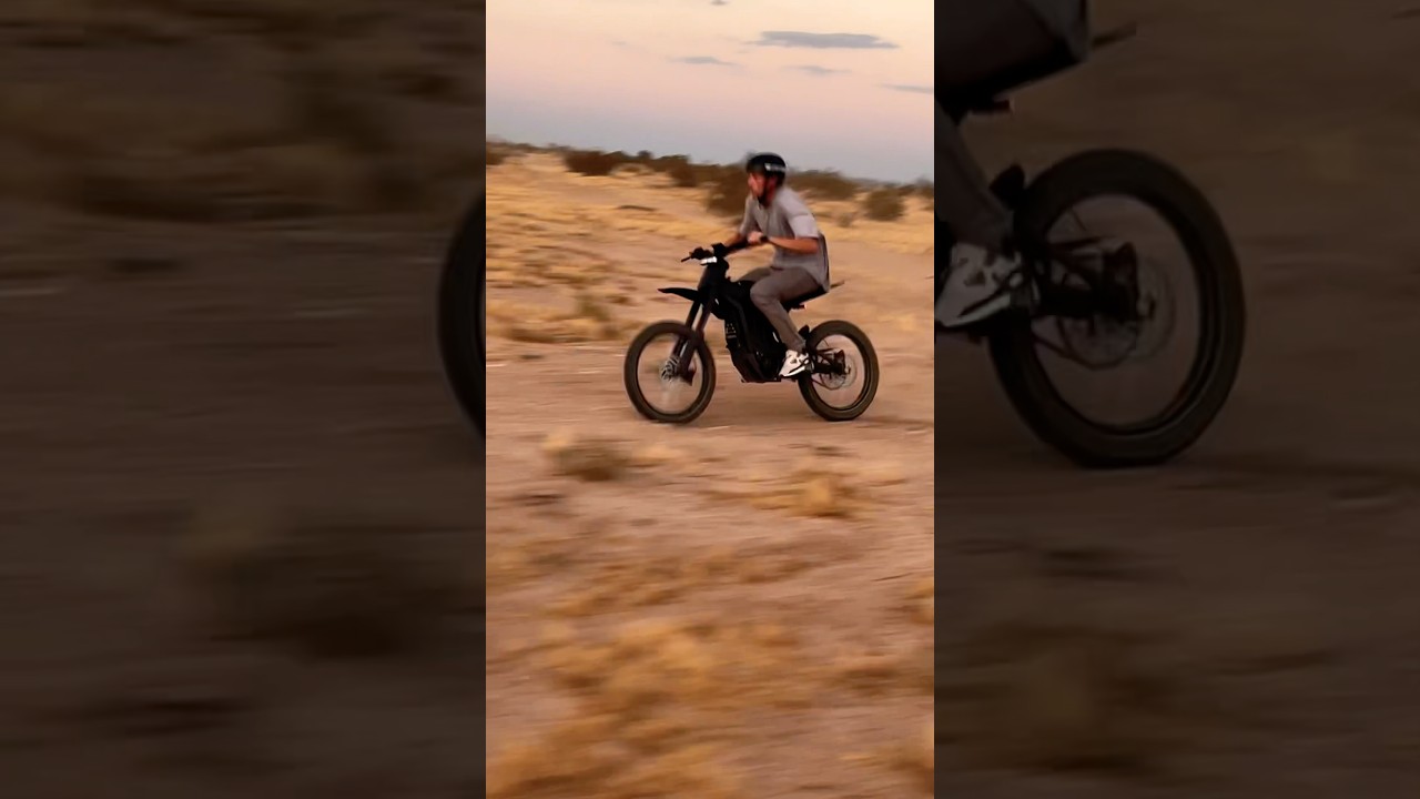 2024 e ride pro ss test jump! #california#ebike#surron#mtb#dirtbike#mojave