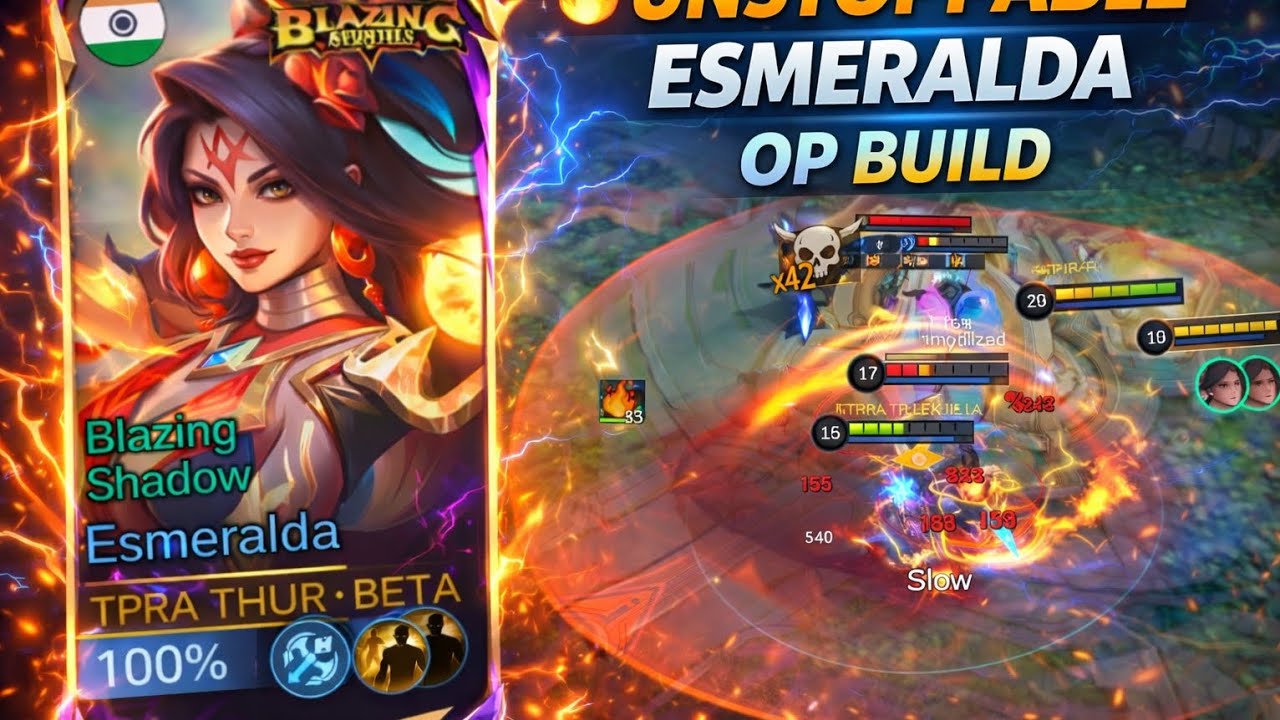 ESMERALDA BUILD FOR DURABILITY & TEAM FIGHT ! MLBB