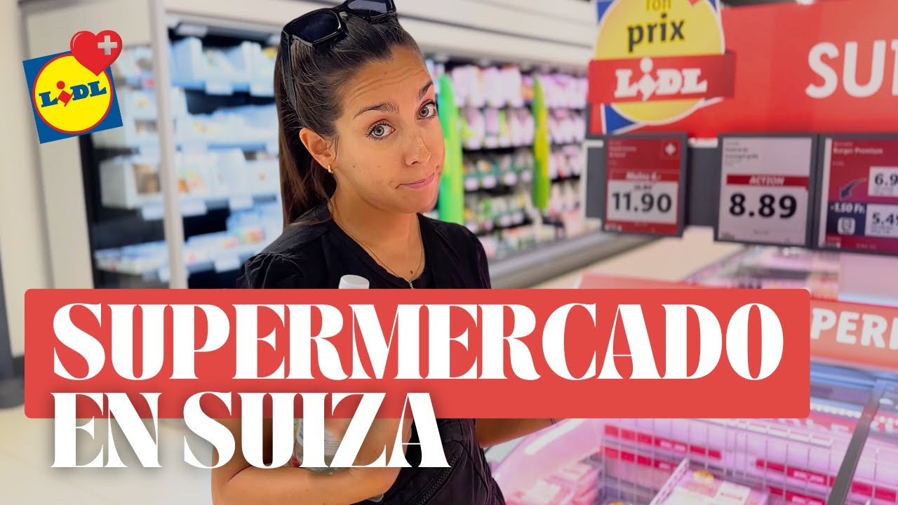 Así es un SUPERMERCADO LIDL en SUIZA! 🤯