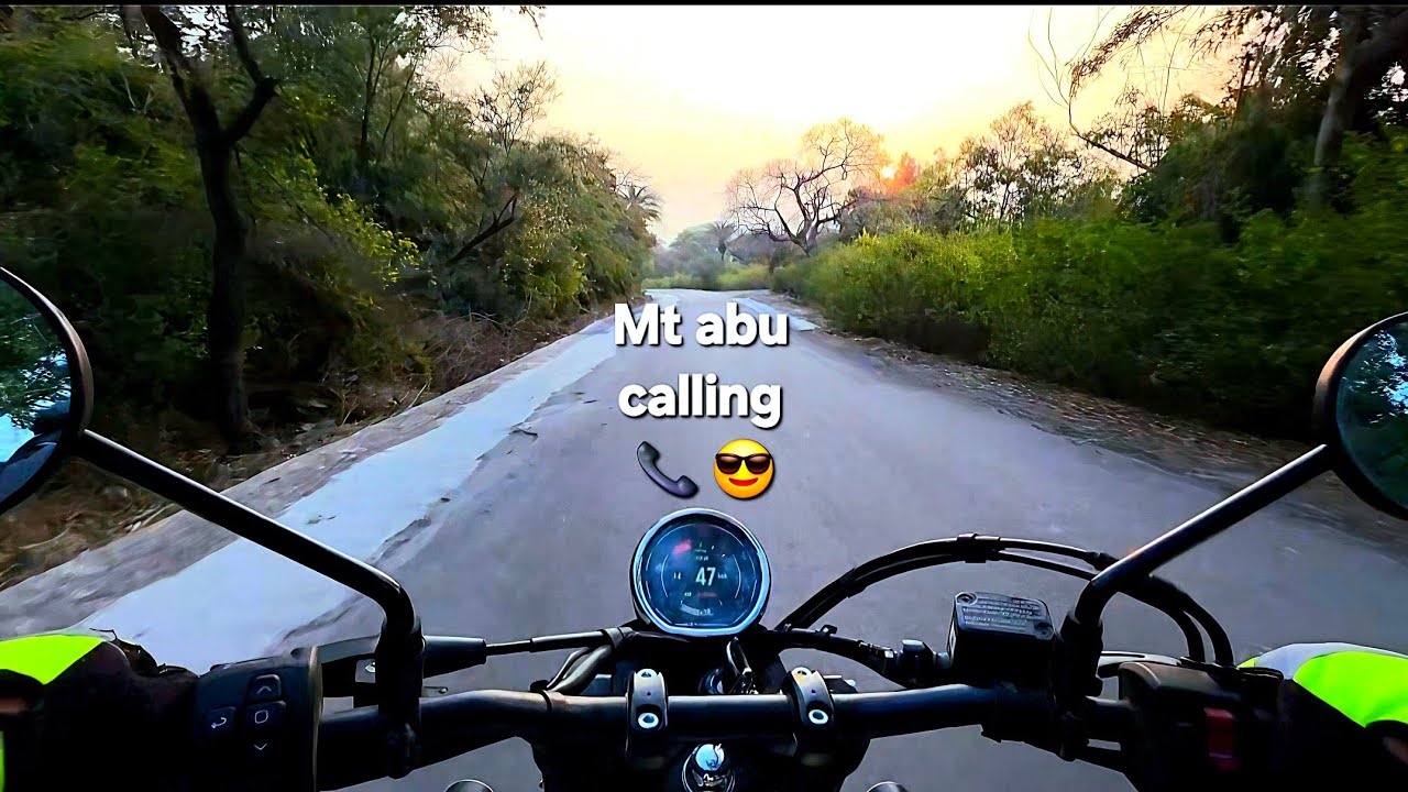 First Motovlogging without action and 360° camera, mic and other fancy equipment.Mount Abu Rajasthan