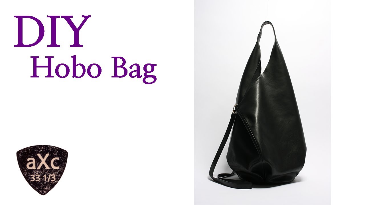 How to make a bag / DIY bag tutorial / Hobo Bag 02 / pattern available [archixcouture]