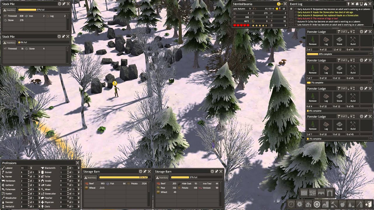 Banished (Steam) Longplay Years 8-11