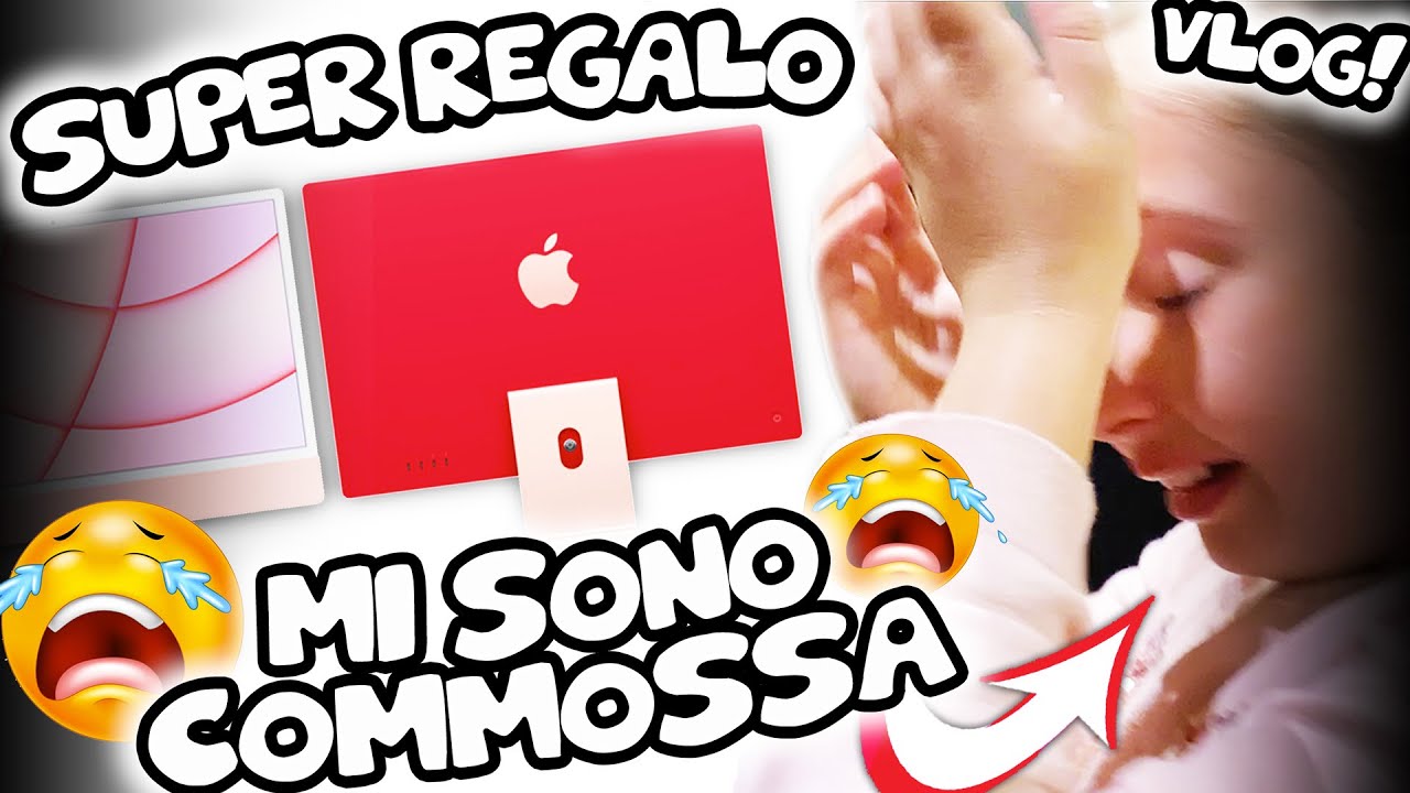 ⭐️ VLOG EPICO : MI REGALANO UN iMAC ROSA - MI COMMUOVO TANTISSIMO 😭😭😭