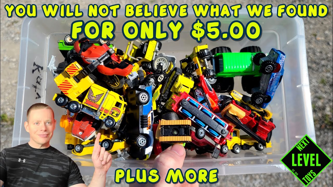 HOT WHEEL AND DIECAST YARD SALE HAUL[YOU WONT BELIEVE WHAT WE FOUND]