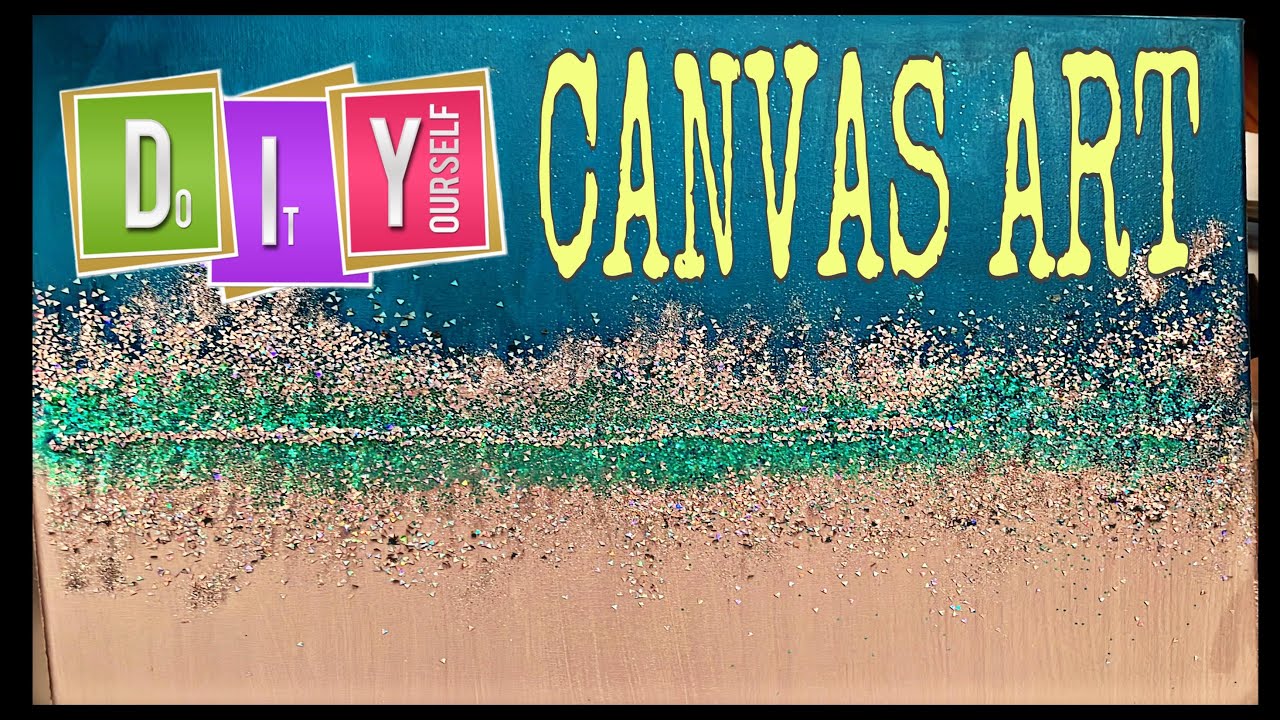 DIY ACRYLIC COBALT BLUE AND SILVER WALL ART || Step by step procedure for beginners