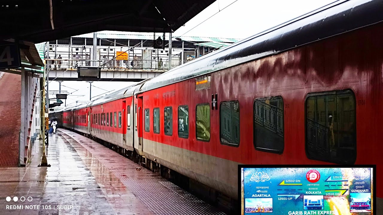 Onboard by 12518 Down GUWAHATI KOLKATA Garibrath Express from MALDA to KOLKATA on First LHB Run