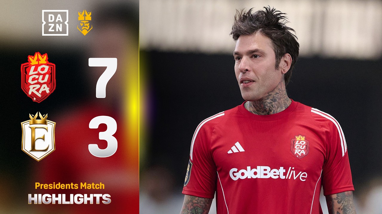 Gol in rovesciata di BLUR, &egrave; ABSOLUTE CINEMA: Locura-Eleganza 7-3 | Kings League | DAZN Highlights