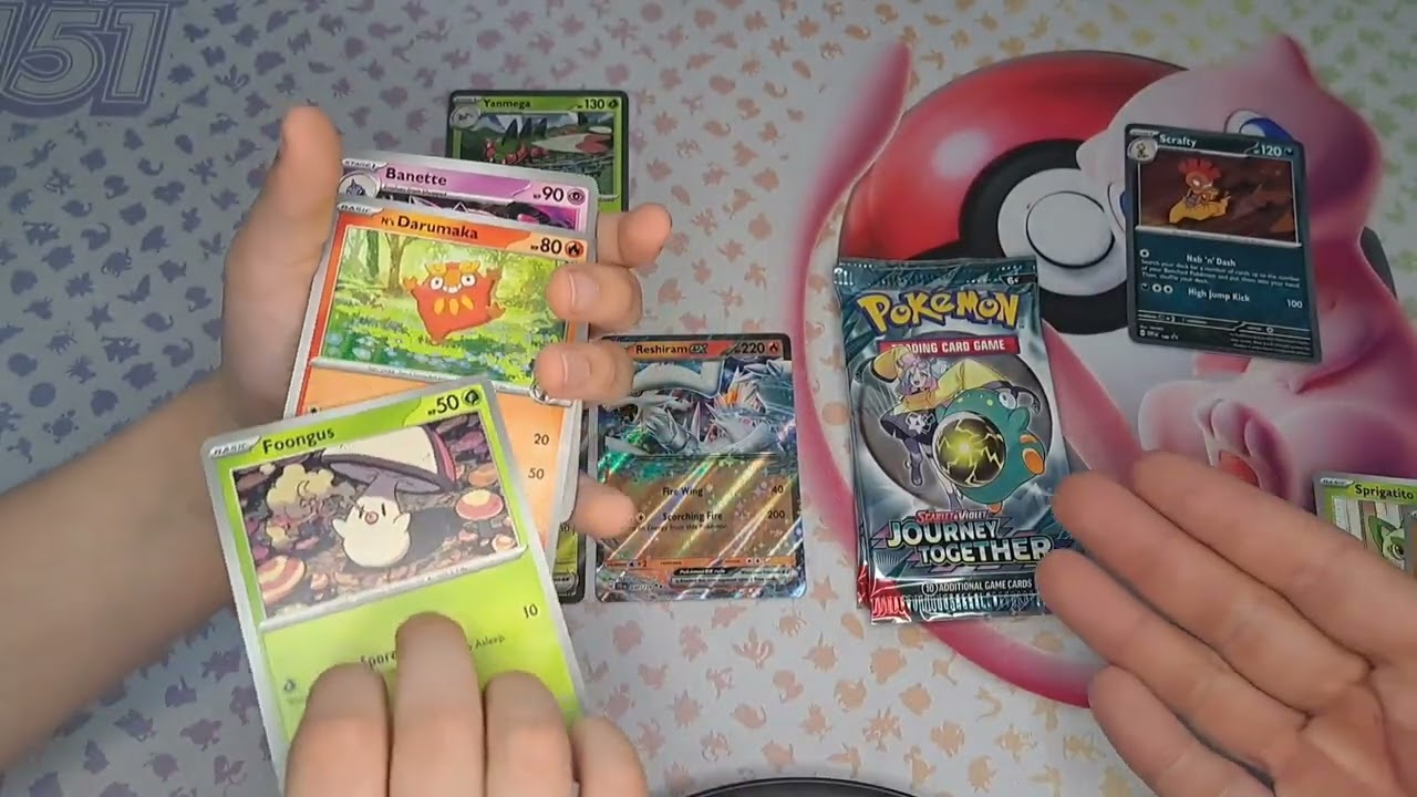 Pokemon Opening Journey Together 3-Pack Blister Scrafty and Yanmega