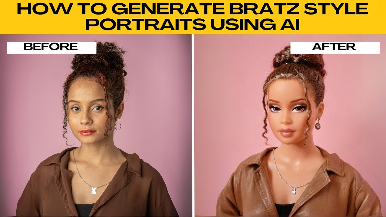 Turn Yourself into a Bratz Doll Using AI! (Use Any Photo to Create a Bratz Style Portrait)