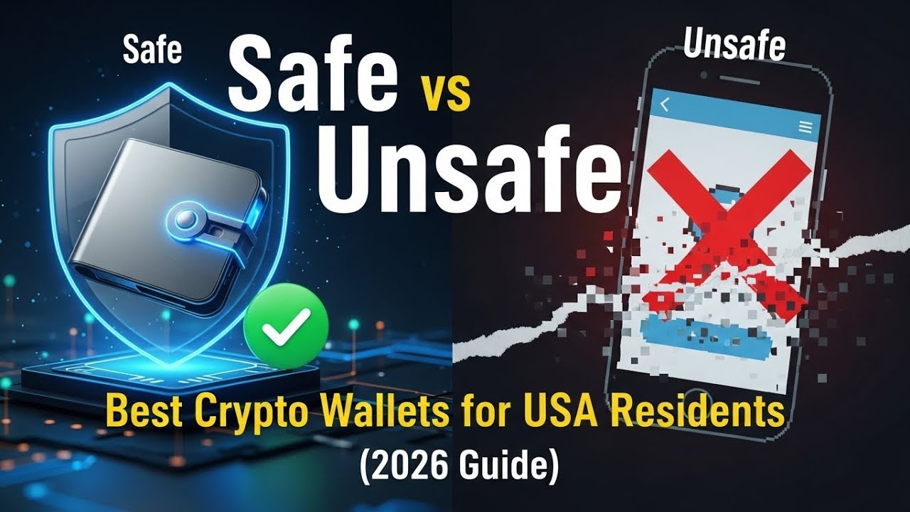 Safe vs Unsafe: Best Crypto Wallets for USA Residents (2026 Guide)