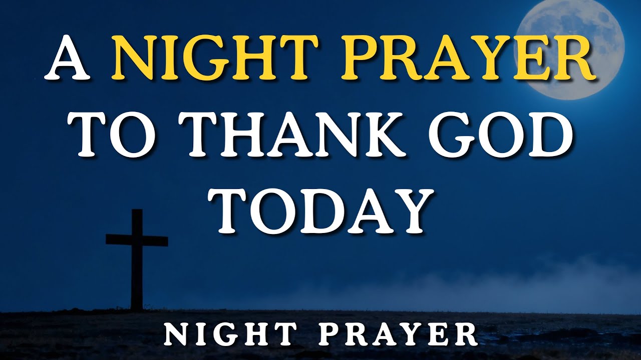 Lord, I’m Afraid of Tomorrow but I Trust You | Night Prayer for Peace Before Sleep