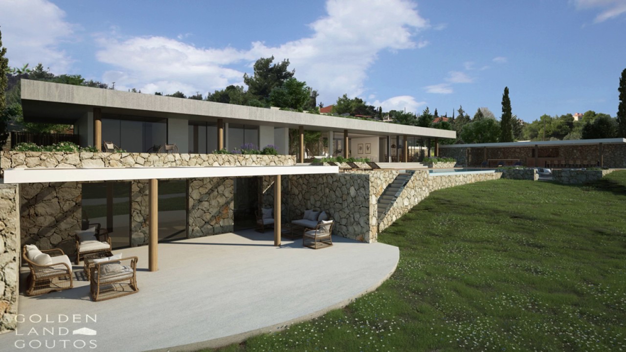 Seafront Villa in the area of Porto Heli, Peloponnese, Greece