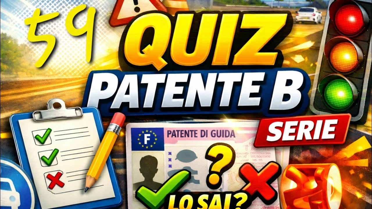 Quiz della Patente B: Con 59 quiz #1