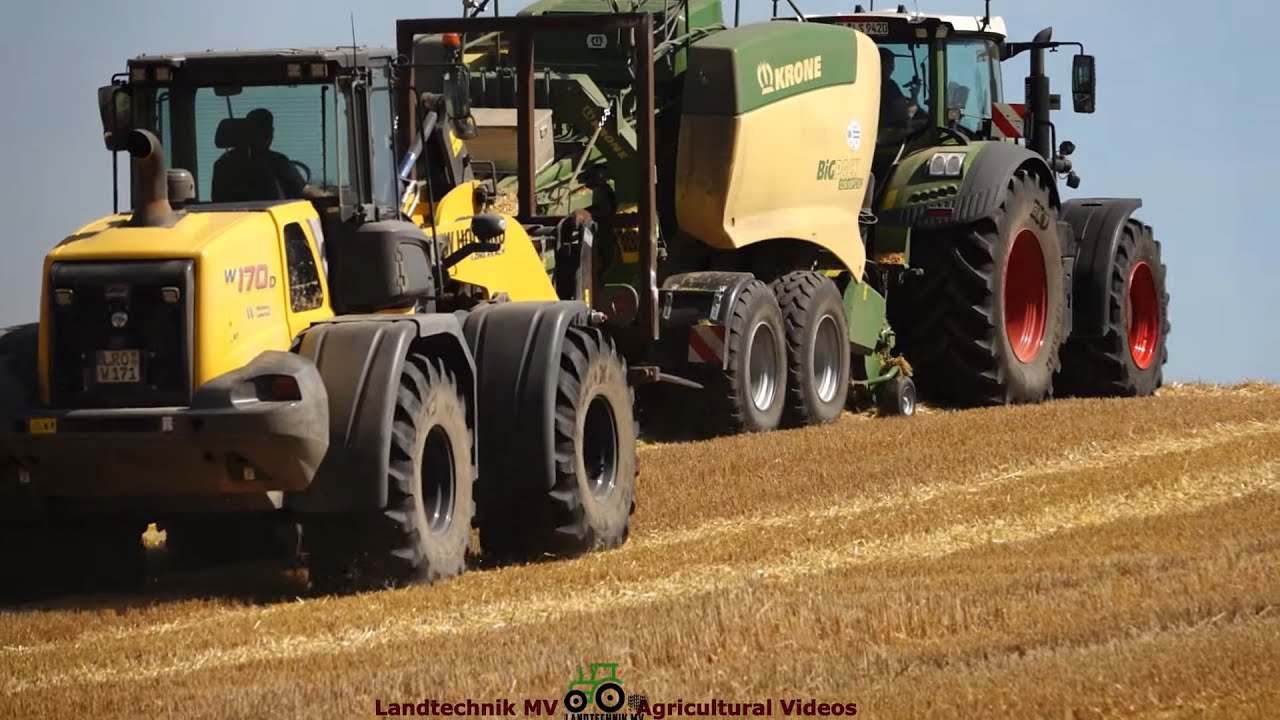 Fendt - Krone / Ballen Pressen & Sammeln - Baling Straw & Picking
