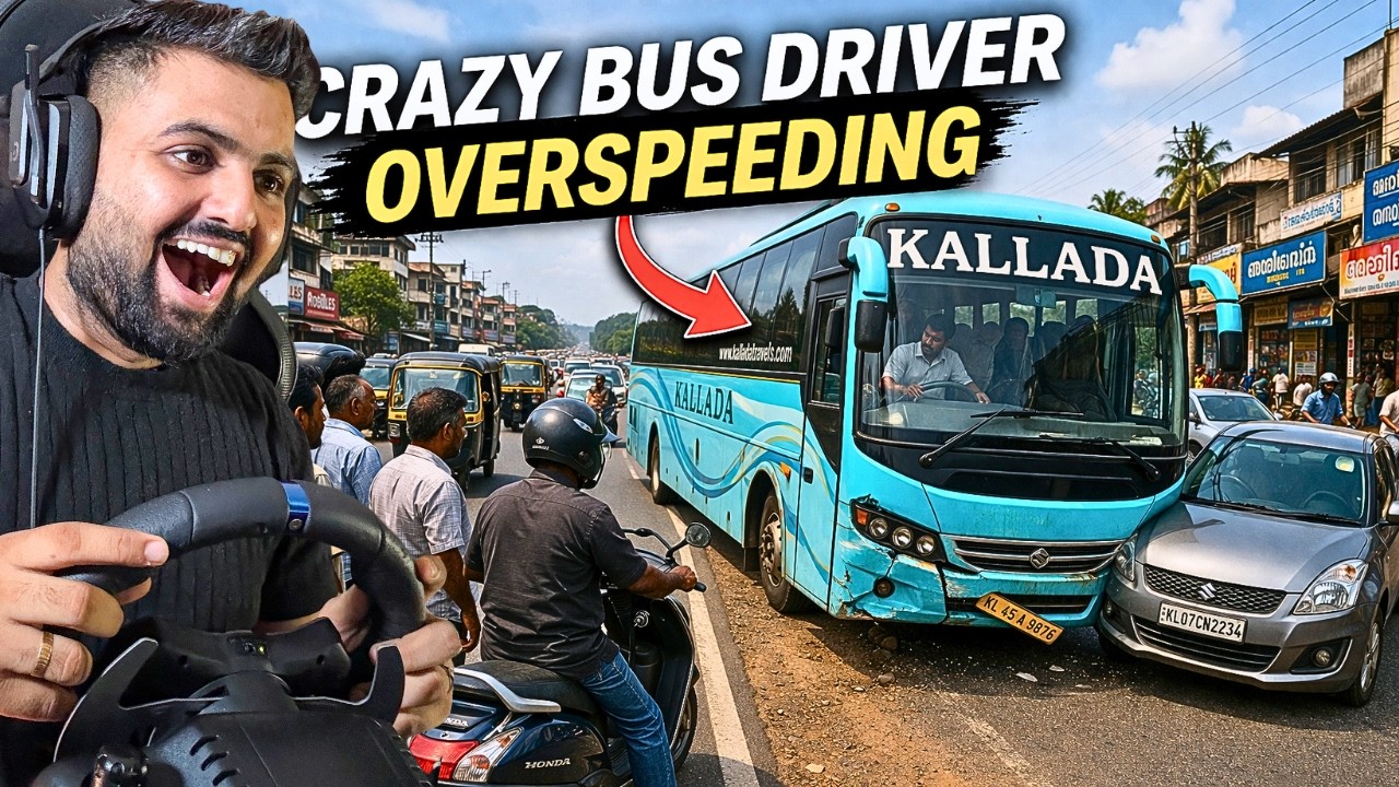 CRAZY BUS DRIVER VS BANGALORE TRAFFIC