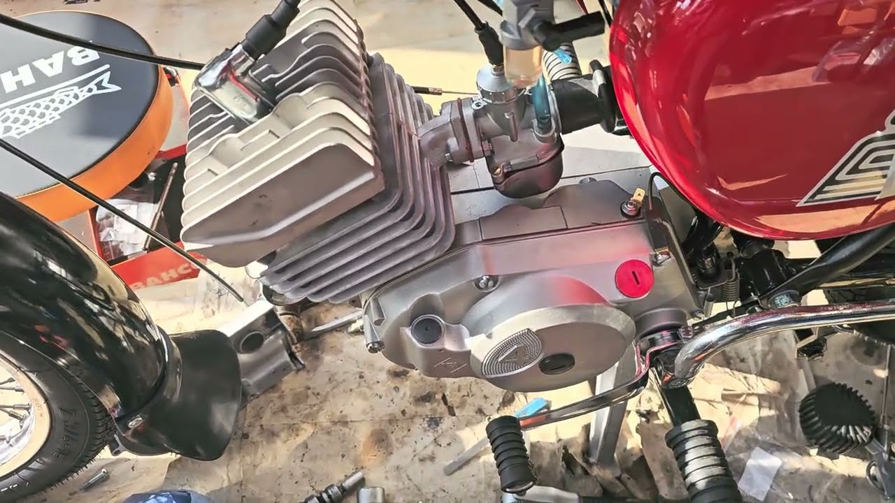 Simson m541 Neumotor geht im Stand fest 😲🤔🤯