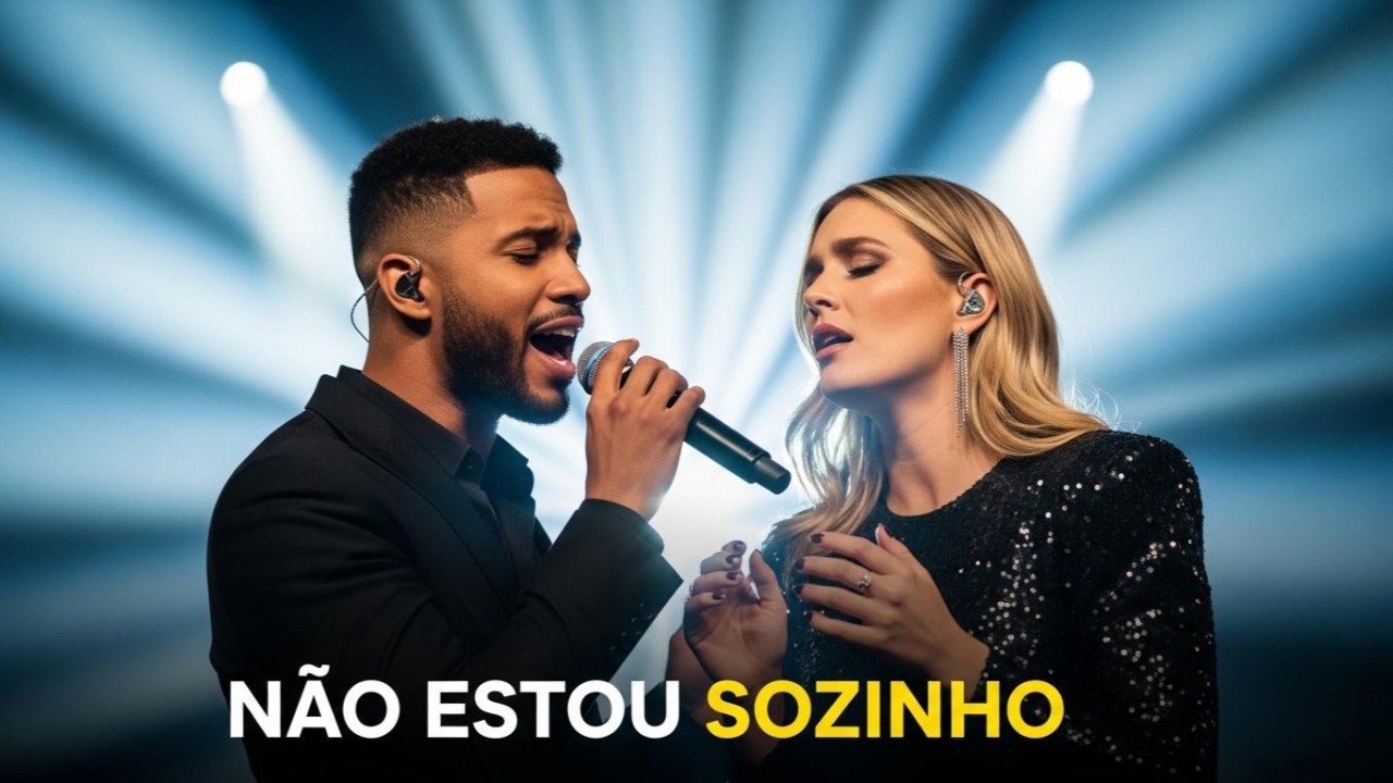 Não Estou Sozinho | Adoração Intensa | Dueto Voz Masculina e Feminina | Canção Gospel