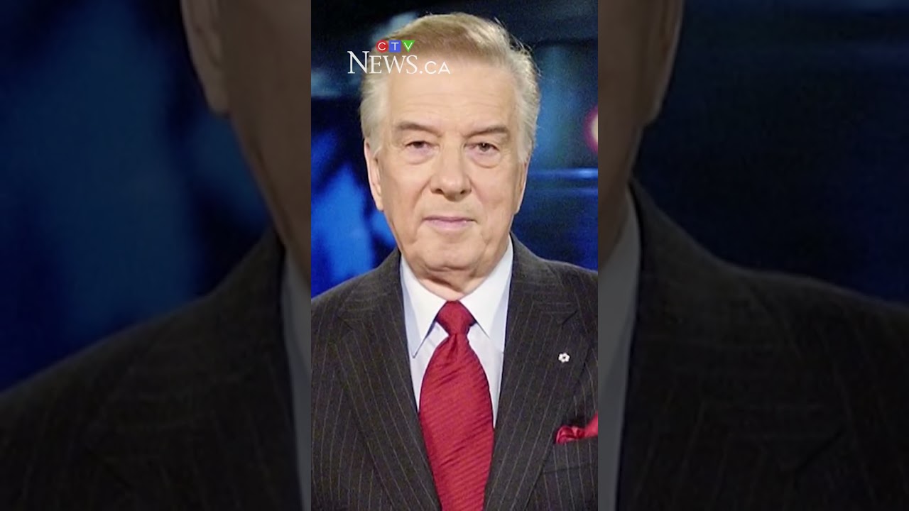 Легендарный бывший главный ведущий CTV News Ллойд Робертсон скончался в возрасте 92 лет