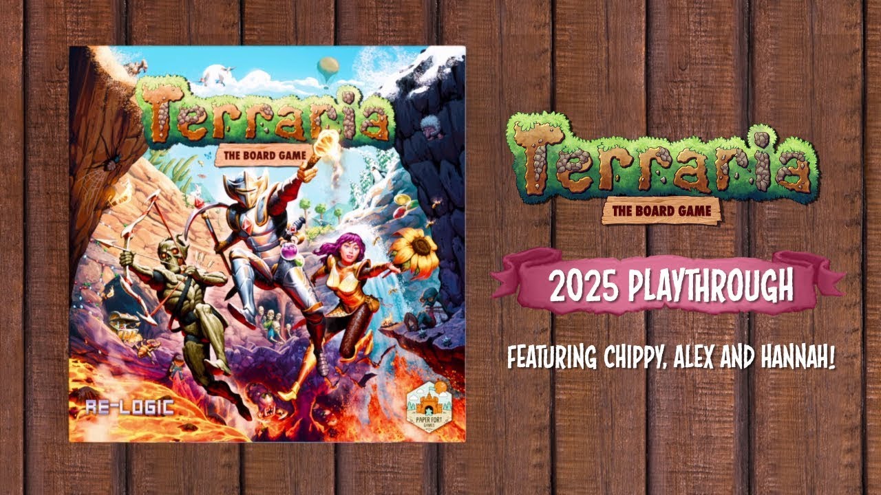 Terraria Superfan & Board Game Veterans vs. Terraria: The Board Game! – Ft. Chippy, Alex & Hannah