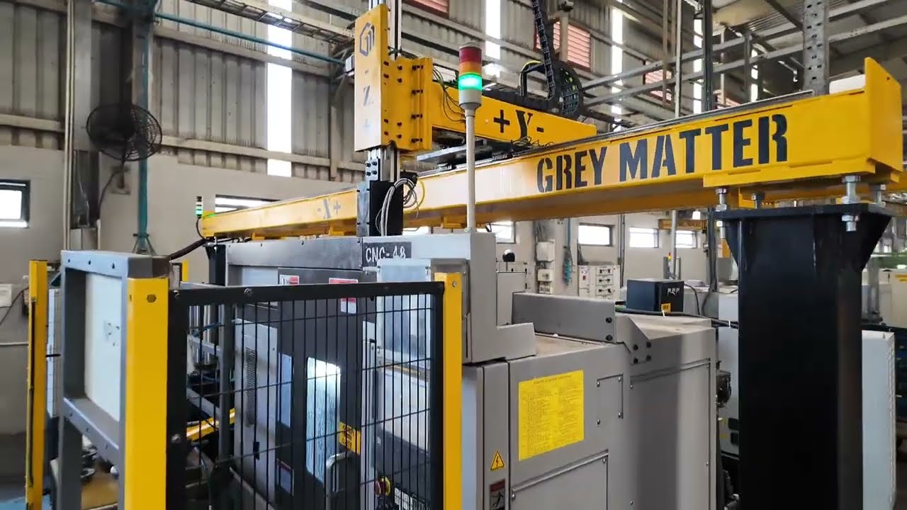 CNC Machine Automation -  Carga y Descarga Automática de Torno CNC (Sistema Gantry) 