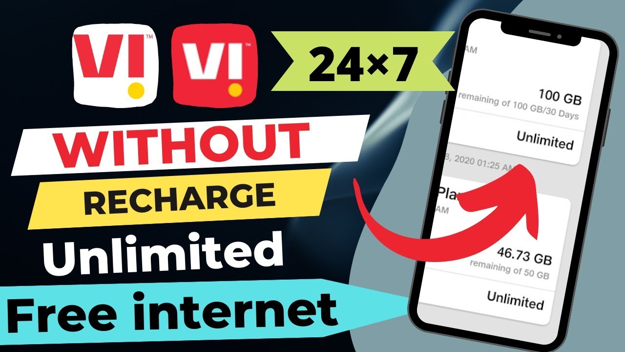 💥Vi Unlimited  Data After Daily FUP // बिना Recharge किये Unlimited फ्री Internet चलाए //