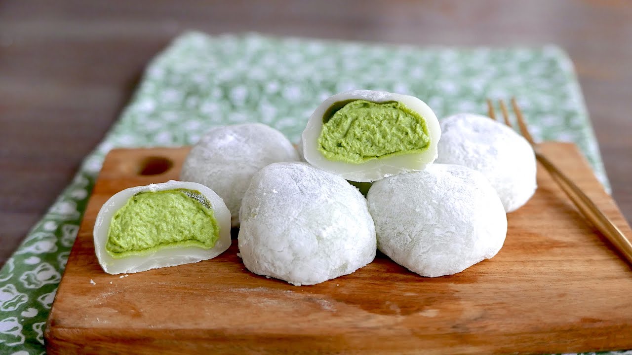 Matcha Mousse Mochi | Daifuku |Japanese Recipe | wa’s Kitchen