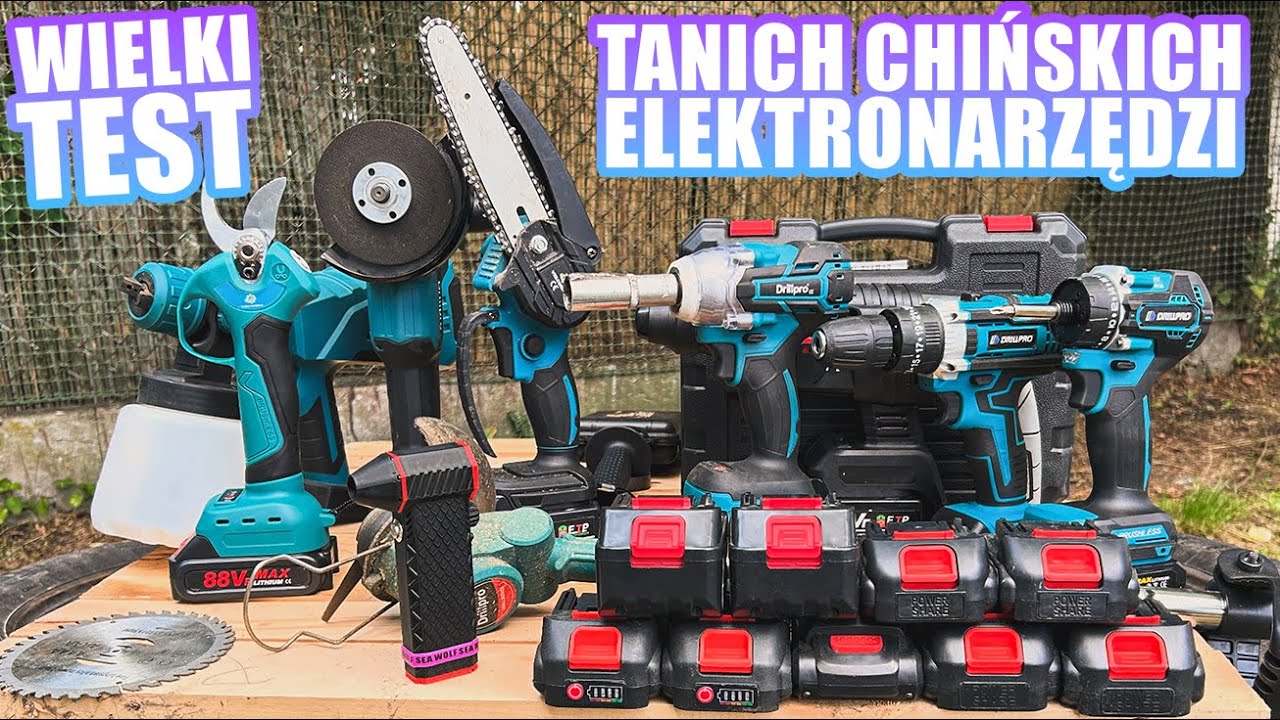 WIELKI TEST TANICH CHIŃSKICH ELEKTRONARZĘDZI 🤑💰🪚 DrillPro i Violeworks z LowcyChin.pl