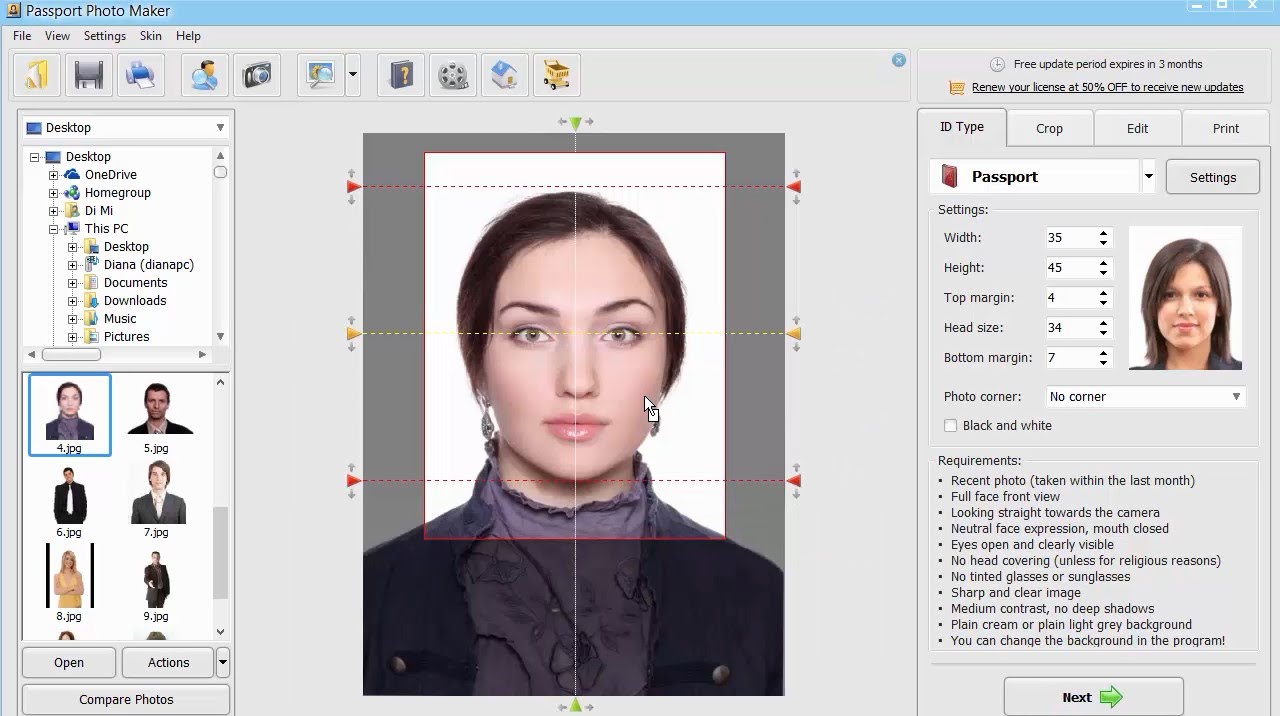 Passport Photo Maker Software Review.  Perfect Photos in One Minute!