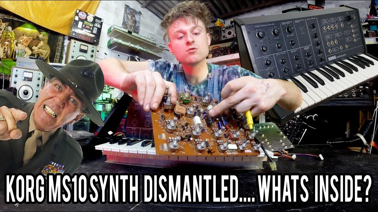 KORG MS10 Whats inside? REVERSE TEARDOWN #1