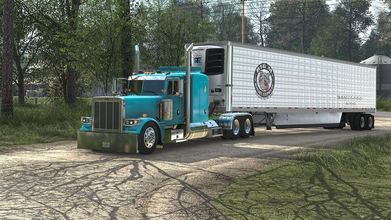 American Truck Simulator - Realistic Driving | Peterbilt Pizzster 389 Mod - 4K